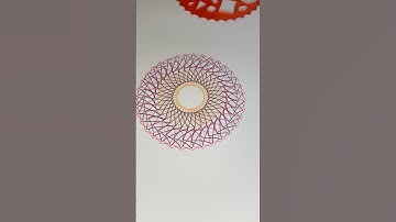 Beautiful Design #spirograph #art #asmr #viral #pattern #usa #skills #shorts