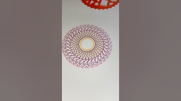 Beautiful Design #spirograph #art #asmr #viral #pattern #usa #skills #shorts