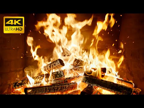 Fireplace Peace Ambience With Smoldering Embers With Woodfire Symphony For Cozy Reading Time 