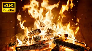🔥 Open haard rust, smeulende kolen en houtvuur symfonie voor knusse leestijd (Fireplace 4K)