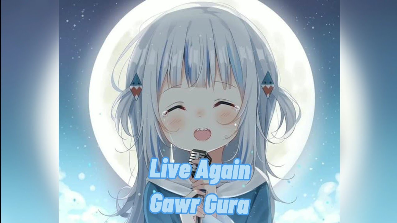 Gawr Gura sings Live Again | 2M Karaoke stream | Hololive En - YouTube