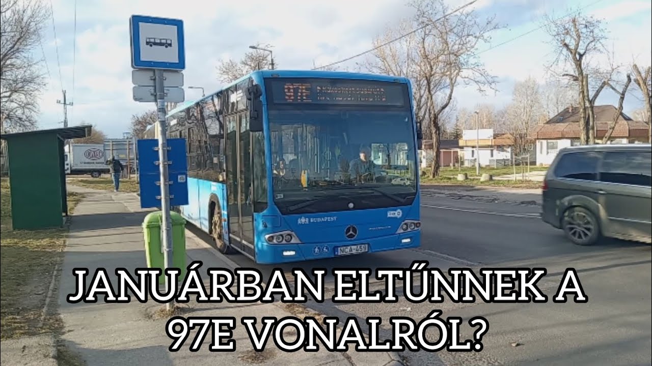 NCA MERCEDES CONECTO G-VEL A 97E VONALON, DE TALÁN MÁR NEM SOKÁIG LESZNEK! (Vlog)