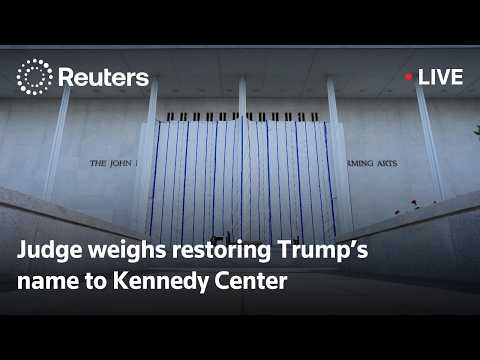 LIVE: Lutnick to speak as judge weighs challenge to restore Trump's name to Kennedy Center