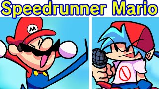 Friday Night Funkin' Vs Speedrunner Mario - Any% DEMO + Escenas animadas