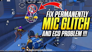 How to Fix Mic Echo Problem in BGMI 3.9 - Bgmi Mic Glitch Problem 3.9
