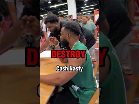 I Arm-Wrestled Cash Nasty for FREE Shoes