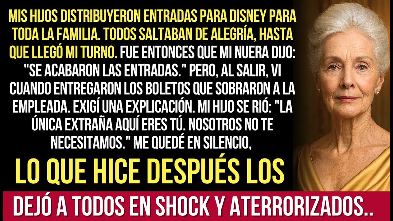 Mis Hijos Reunieron A Todos En El Patio, Sonriendo Con Orgullo Mientras Distribuían Entradas Para...