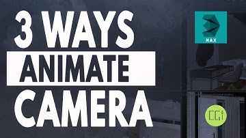 📸 ANIMATE CAMERA Movement 3ds Max - Learn 3 AMAZING METHODS