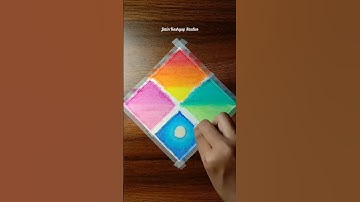 Four Different Types Scenery with oil pastels ❤️😍 #shorts #art #drawing #viral