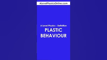 Definition - Elastic and Plastic