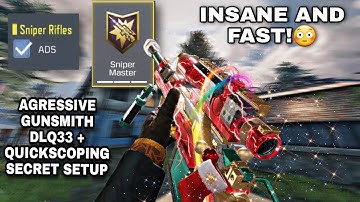 BEST FAST🔥☢️NEW ADS+LOW HITMARKER DLQ33 Gunsmith Setup! BEST DLQ33 Loadout? DLQ33 CODM Attachments