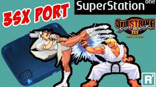 Street Fighter III: 3rd Strike Port Running on SuperStation One | Preview Build screenshot 2