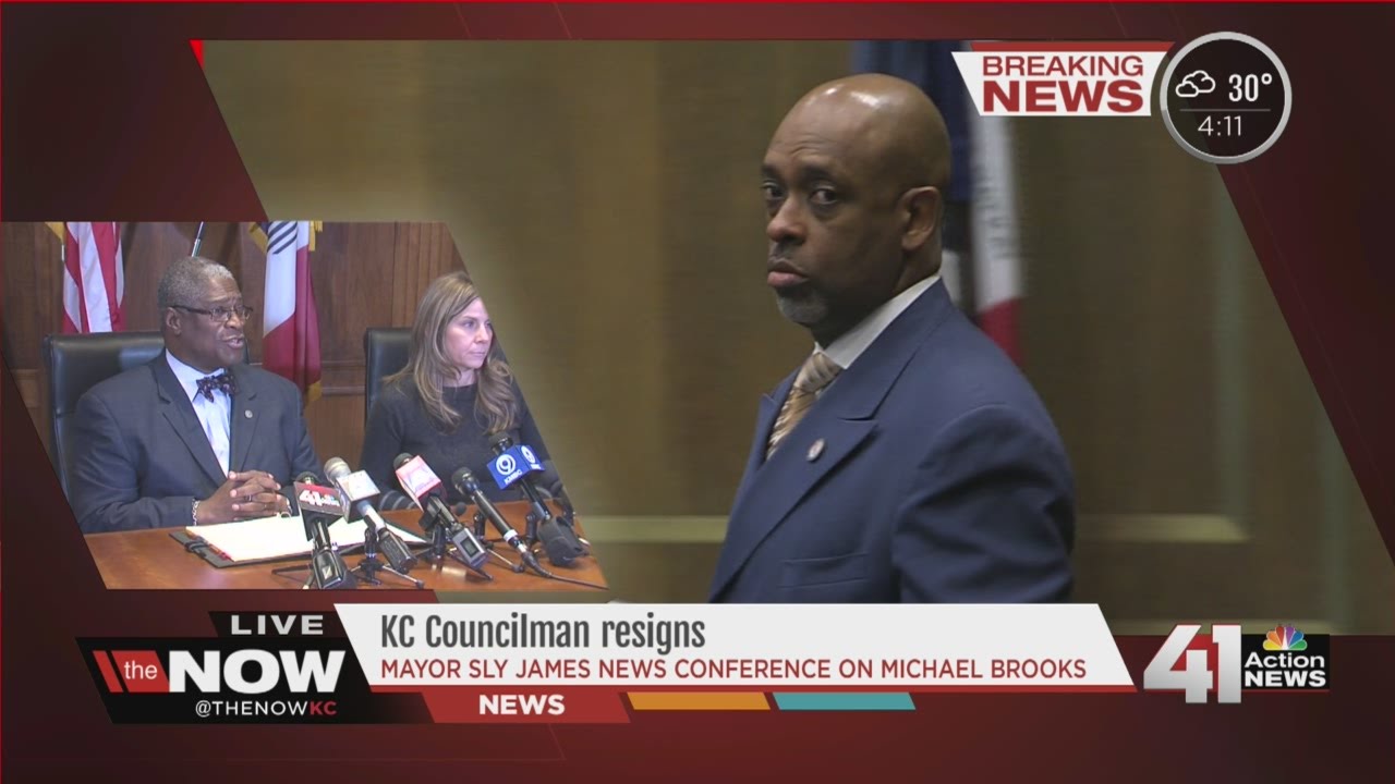 Mayor Sly James speaks on the resignation of Councilman Michael Brooks