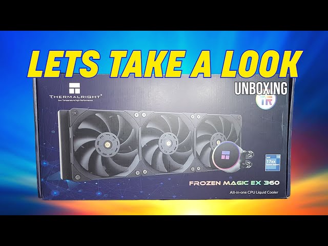 Frozen Magic EX 360mm AIO Unboxing & First Look 