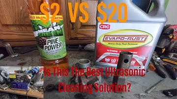 Is This The Best Ultrasonic Cleaning Solution? Evapo-rust VS Mean Green Pine Power(Pine Sol)