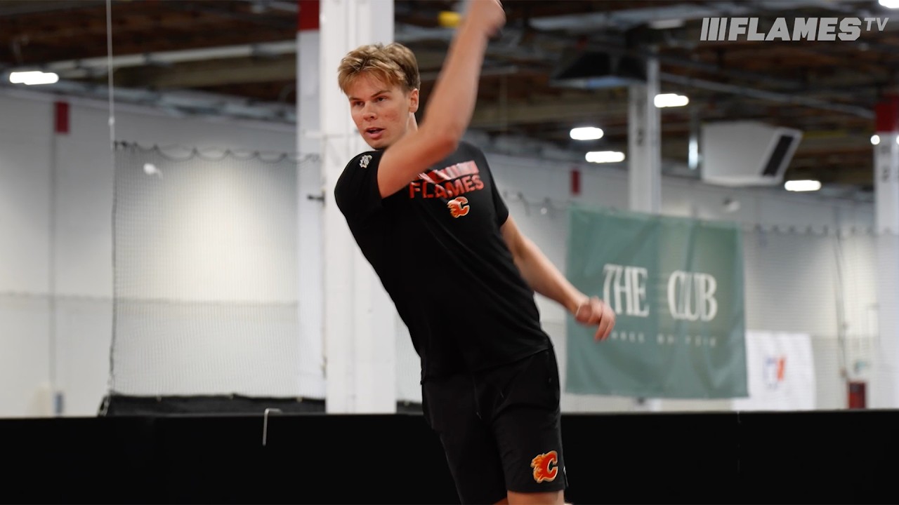 Flames prospects face off in a spirited pickleball tournament