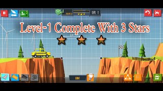 Level- 01, Build A Bridge (Complete solution with all 3 stars and with some mission)2022
