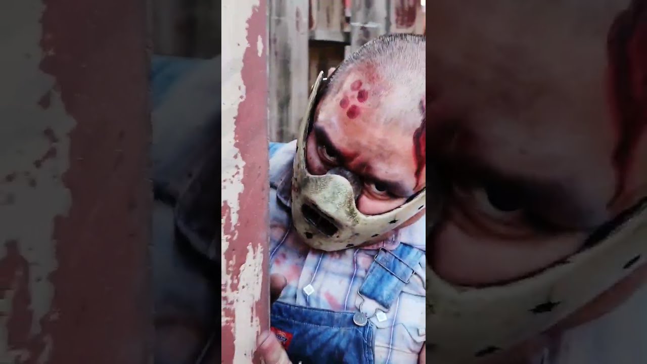 Best FRIGHT FEST Scare Actor Award goes to...#shorts #sixflags