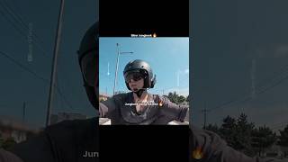 Vmin Driving The Car And Jungkook Riding The Bike