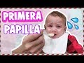 BEBE COME PAPILLA Por PRIMERA VEZ | VLOGMAS 2018