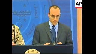 Presser on Bremer-Bush meeting and Saddam