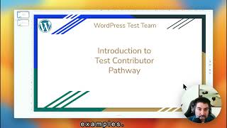 Introduction - WordPress Test Contributor Pathway