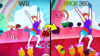 Wii VS Xbox - LOLLIPOP | JUST DANCE COMPARISON