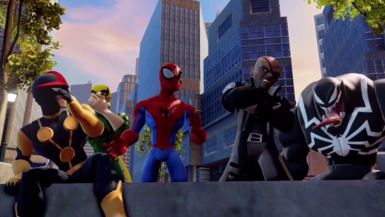 symbiote riot Disney Infinity 2.0 Spider-Man Part:24 - Fighting the Green Goblin