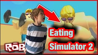 Eating Simulator 2 Roblox - Getting buff with a server full of fatties!!
