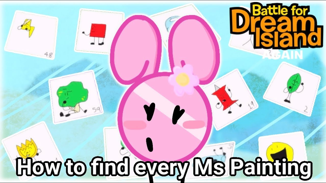 How to Find All 62 MsPaints in BFDIA Roblox!