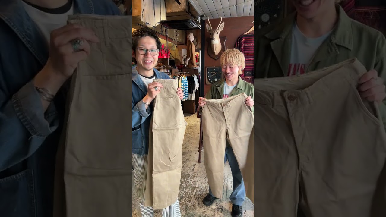 4月29日(水)大阪店Vintage Bottoms入荷!!⑥WWII～U.S.Army Khaki Chino