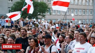 Belarus protests continue despite crackdown - BBC News