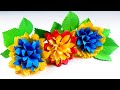 How to make Beautiful Paper Flower Making - Diy Home Decor Ideas - Handmade Craft