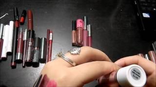 Lip Products DECLUTTERED | 2017
