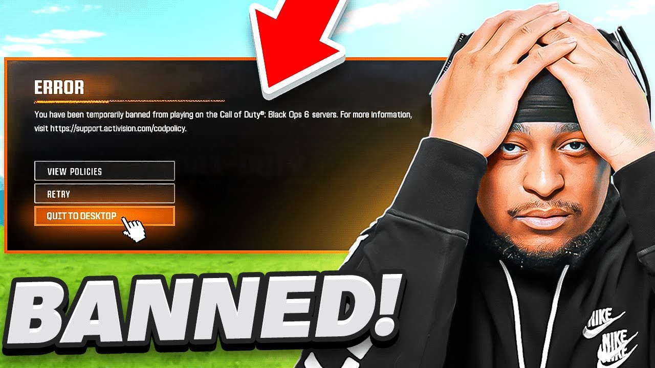 I GOT PERMANENTLY BANNED IN BLACK OPS 6...
