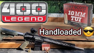 400 LEGEND Testing: 125gr Fort Scott Munitions TUI ( Tumble upon impact ) Handloaded