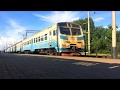 После карантина вернулись электрички и поезда в Винницу/Evening train traffic at Vinnitsa station