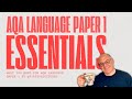 What you NEED for AQA Language Paper 1 Ft. @FirstRateTutors