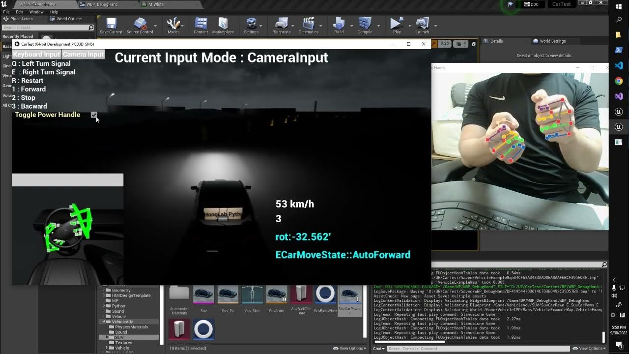 Virtual Steering Wheel Controlled by Camera Input - YouTube