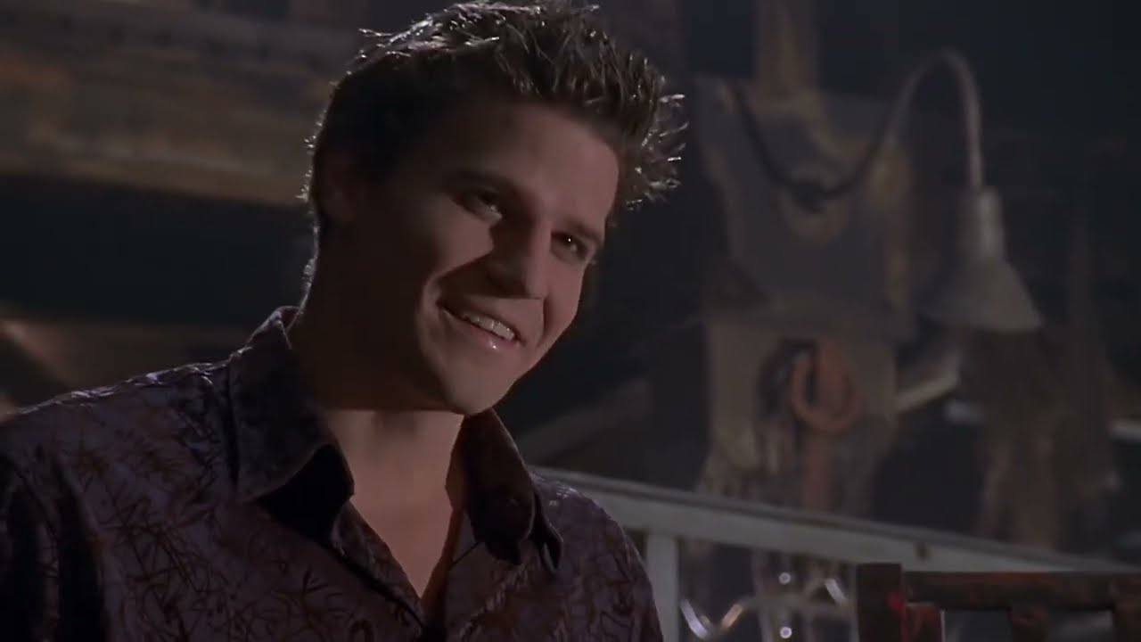 Spike and Angelus give Drusilla gifts for Valentine's