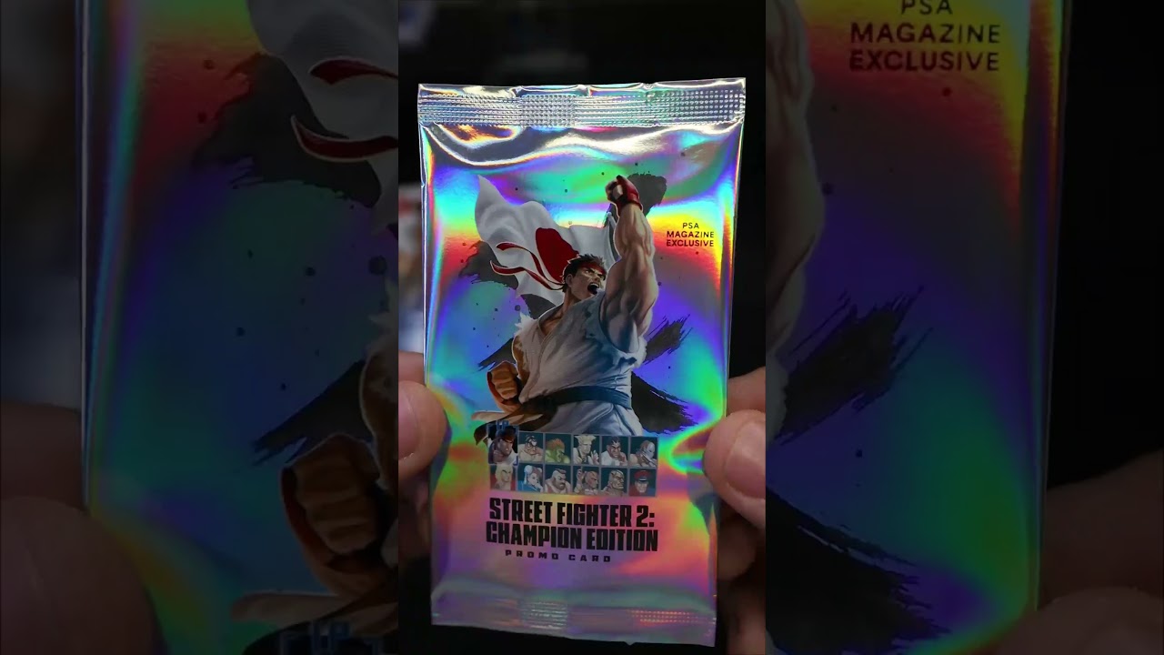 I Love the PSA Monthly Magazines - Street Fighter Promo Pack Opening