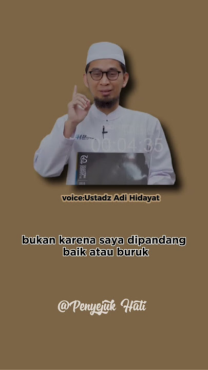 muhasabah Diri |Ustadz Adi Hidayat|