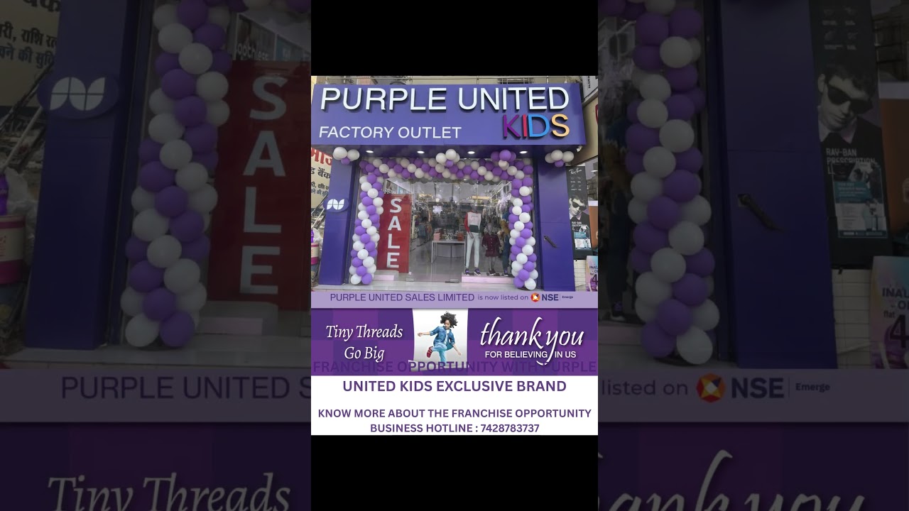 FRANCHISE OPPORTUNITY WITH PURPLE UNITED KIDS EXCLUSIVE BRAND 