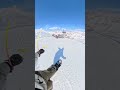 can I keep up with a pro skier?☠️ #snowboarding #shorts #skiing