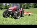 4 Zylinder perkins sound MF Lindner Krone & Pöttinger | grass mowing, hay harvesting in the alps