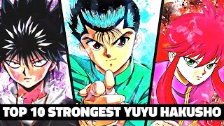 Where do you scale Yusuke from Yu Yu Hakusho (at his strongest