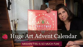 Huge Art Advent Calendar unboxing from Meeden Meeden Art Advent Calendar 2025 Is It Worth It Full Deep Dive Projects