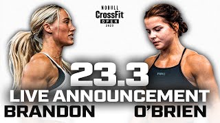 Rough Cut: 23.3 Live Announcement - O’Brien vs. Brandon