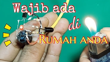 Membuat alarm deteksi panas saat ada kebakaran