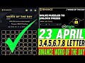 Binance Word of the day today Crypto Bitcoin theme Demo Trading wotd wodl answer 23 April 2026